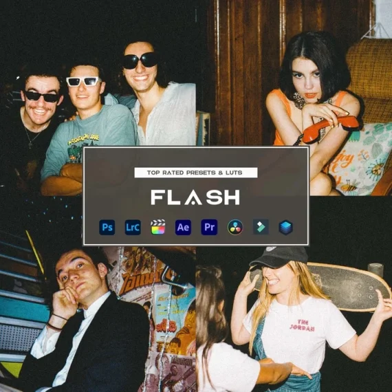 Flash Preset & LUTs Collection – Bold & Striking Portrait Looks