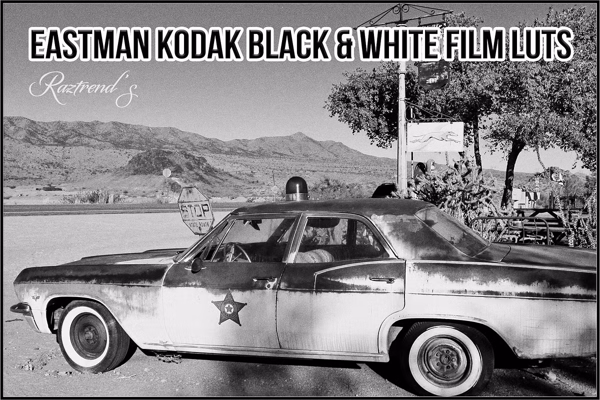 Raztrend – Kodak Black & White Film LUTs Collection