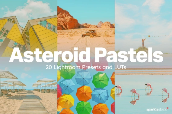 Asteroid Pastels – 20 Lightroom Presets & LUT Collection