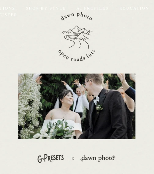 G-Presets – Open Roads LUTs Collection