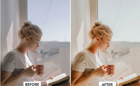 Golden Hour – 10 Mobile & Desktop Lightroom Presets | Warm Natural Light & Sunset Glow — preview 2